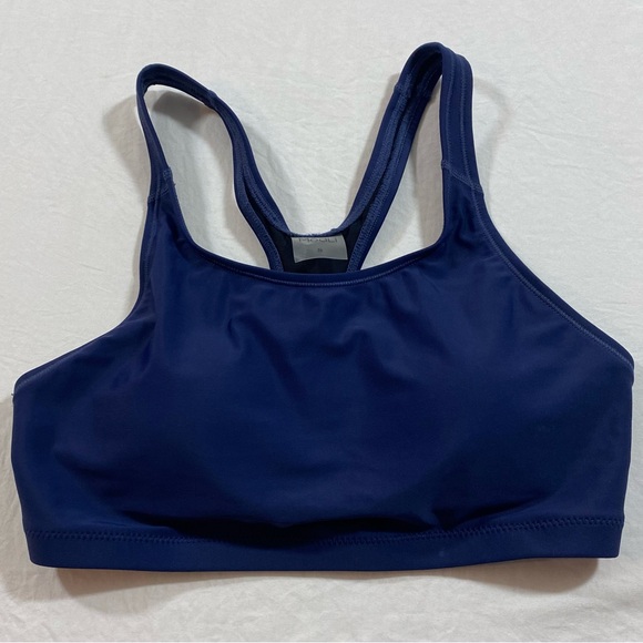 ModLy Swimsuit bikini Top woman’s Small Razorback top athletic top NWT Blue - Picture 1 of 6